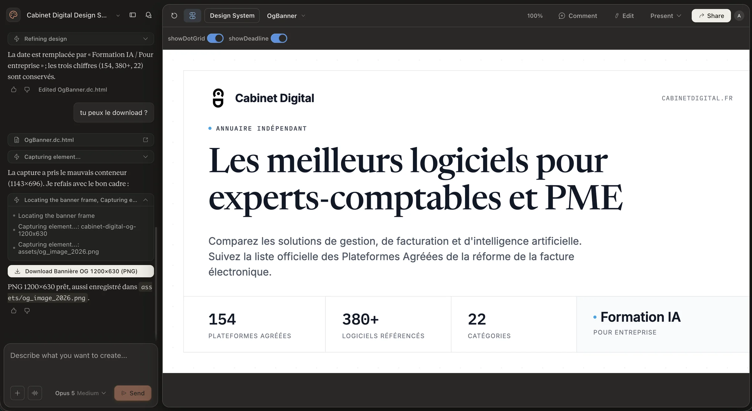 Claude Design - Exemple